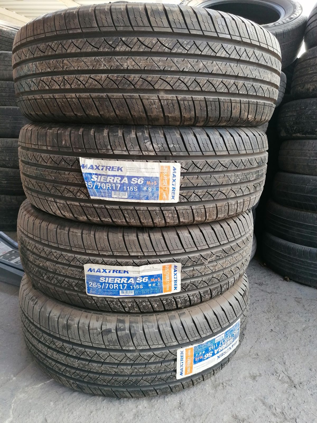 New tyres in stock